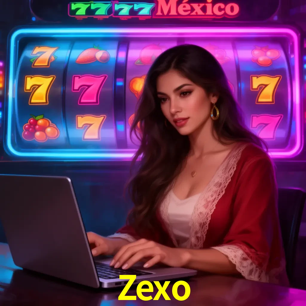 Zexo Slots - tragamonedas, RTP y control Tragamonedas Zexo con símbolos, saldo móvil y reglas de apuesta visibles